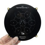 Antena de parche de alimentación Triple RJX 5,8 GHz Original, antena polarizada circularmente direccional SMA para Fatshark RC Drone